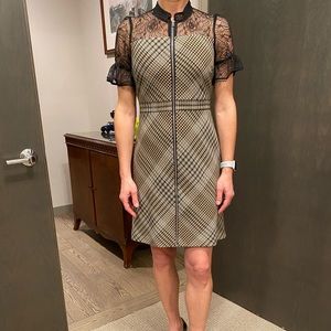 Maje lace & tweed dress. Pure Parisian style (purchased at Maje in Paris).